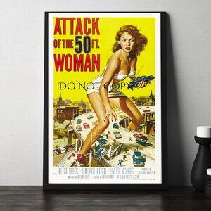 Attack of the 50 foot Woman Movie Cool Wall Decor Art Print Poster 11x17 Reprint